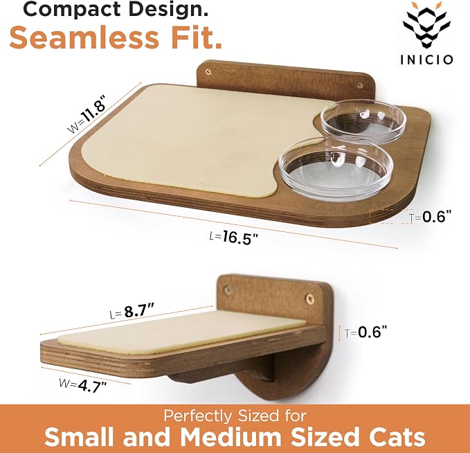 INICIO Cat Shelves – Dog Proof Feeding Station - Image 4