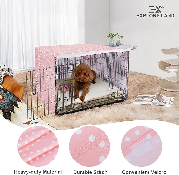 Explore Land Pattern Dog Crate Cover - Image 4