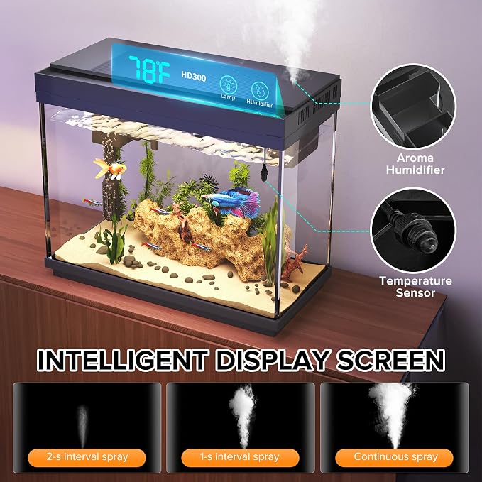 Fish Tank 2.4 Gallon Aquarium - Image 6