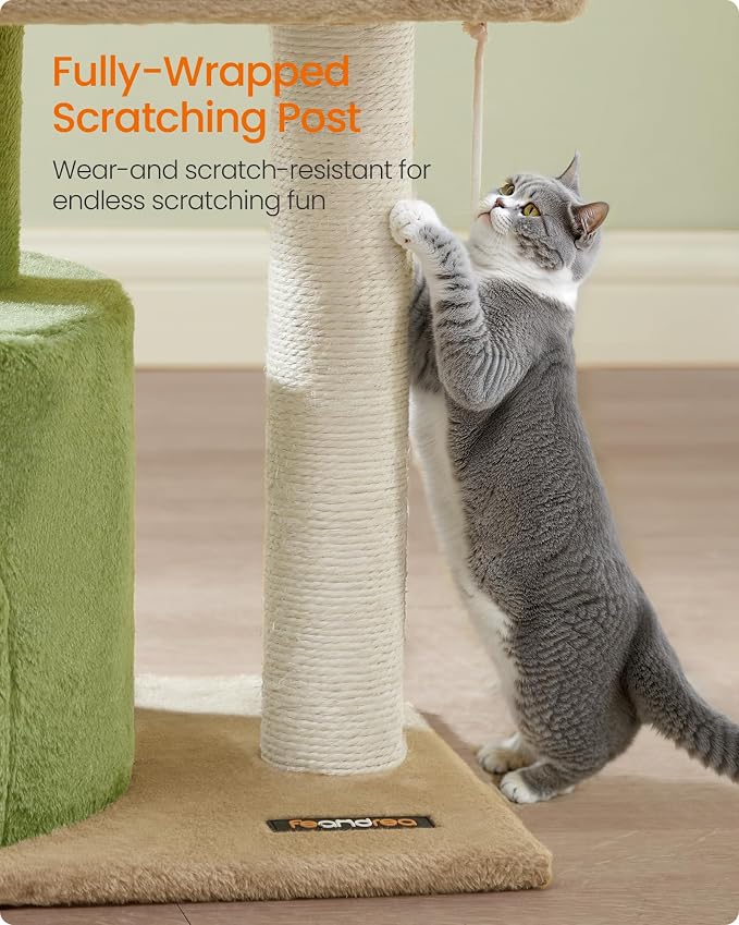 Feandrea Cat Tree, Small Cat Tower - Image 4
