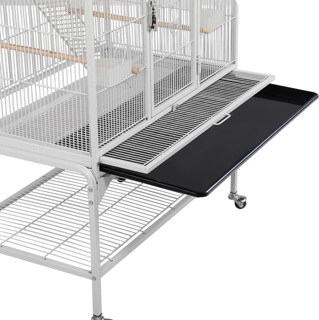 Yaheetech 69'' Extra Large Bird Cage Metal Parrot Cage w/Detachable - GlobalHabitat Supply