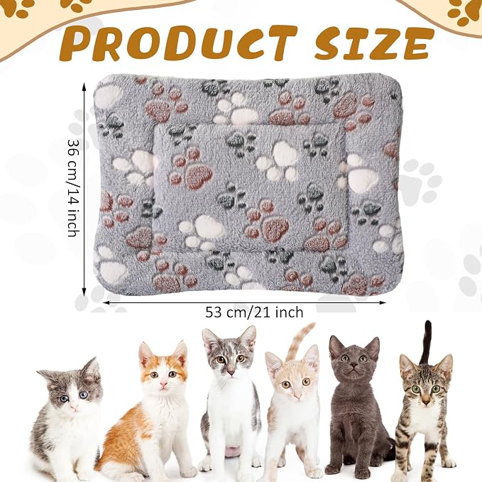 Tuanse 4 Pack Ultra Soft Dog Cat Bed Mat Small Animal Guinea Pig Bed - Image 2