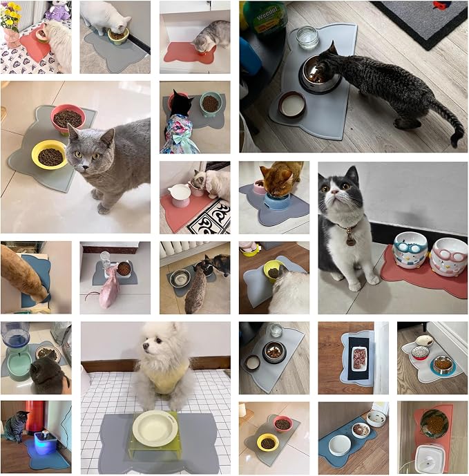 Cat Food Mat, Silicone Pet Feeding Mat - Image 7
