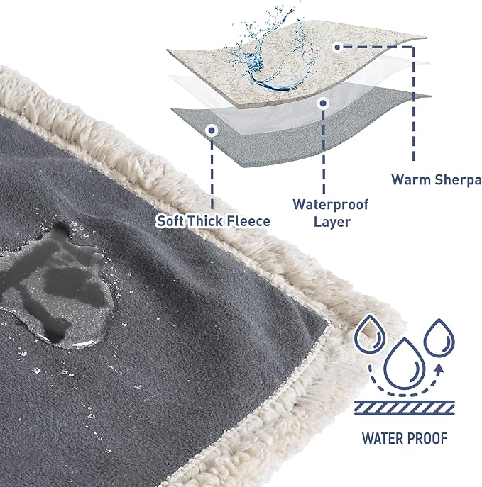 Kritter Planet Waterproof Bed Blanket - Image 3