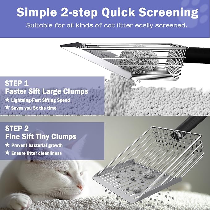 Metal Cat Litter Scooper Kit - Image 4