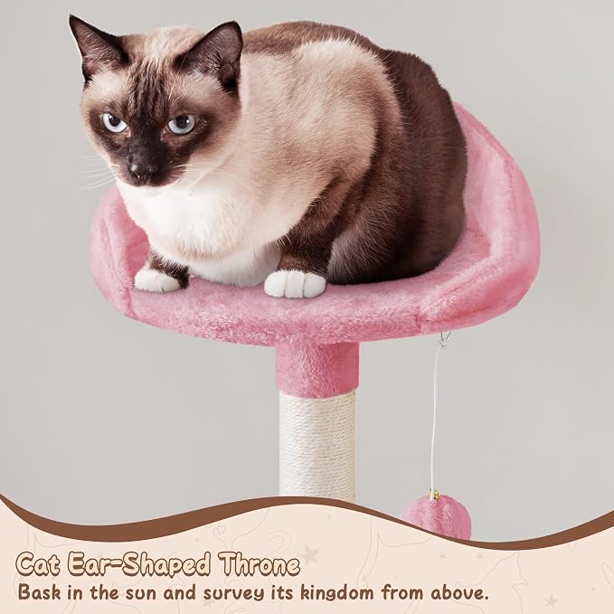 Yaheetech 63.5″ H Cat Tree, Cat Furniture - Image 5