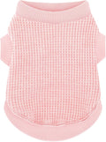 Cozy and Functional Dog Shirts for Small Puppies: Stretchable Pink Attire by Paiaite