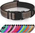 Joytale Reflective Dog Collar, Soft Neoprene Padded, Metal D-Ring, Nylon Pet by Joytale