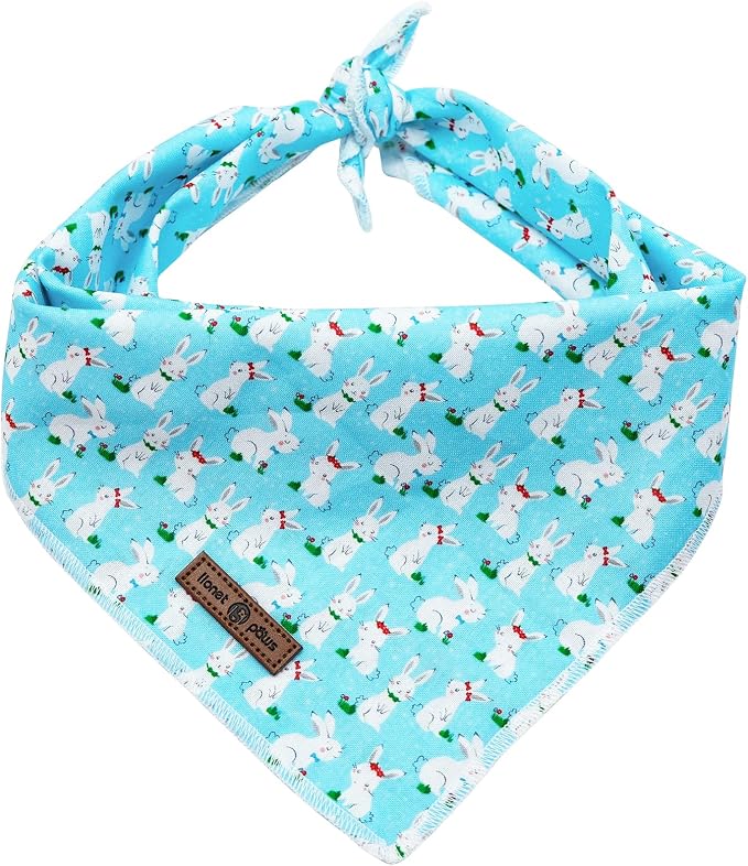 lionet paws Easter Bunny Dog Bandana by lionetpaws