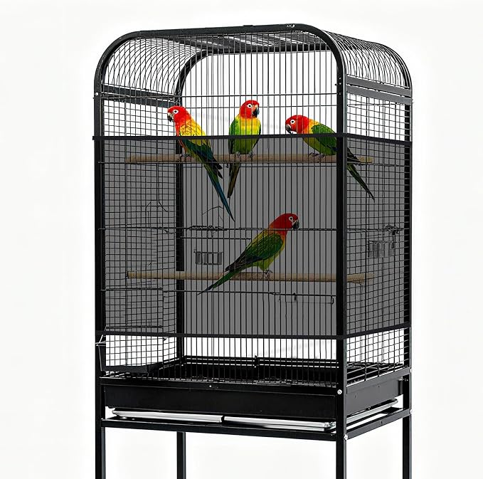 Fengek 2 Pcs Adjustable Bird Cage Cover & Seed Catcher Net - Image 6