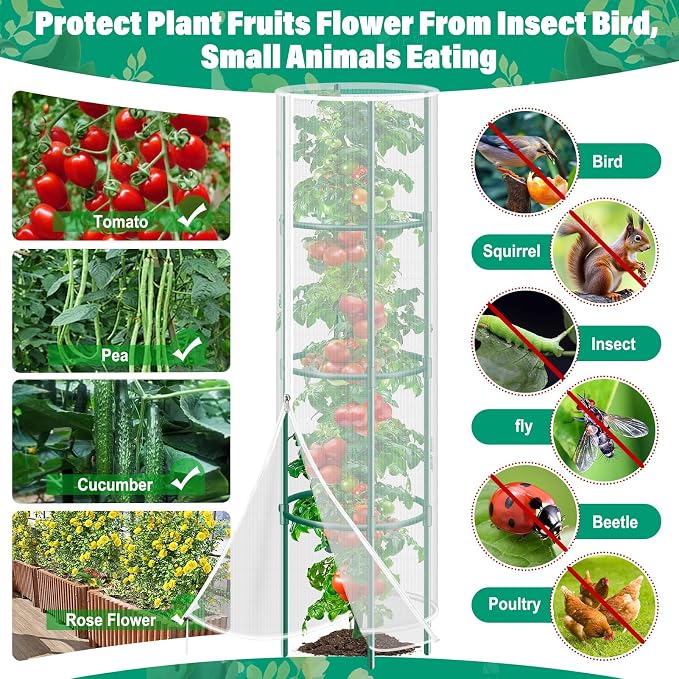 3 Pack Garden Bird Netting Plant Cover - Image 6