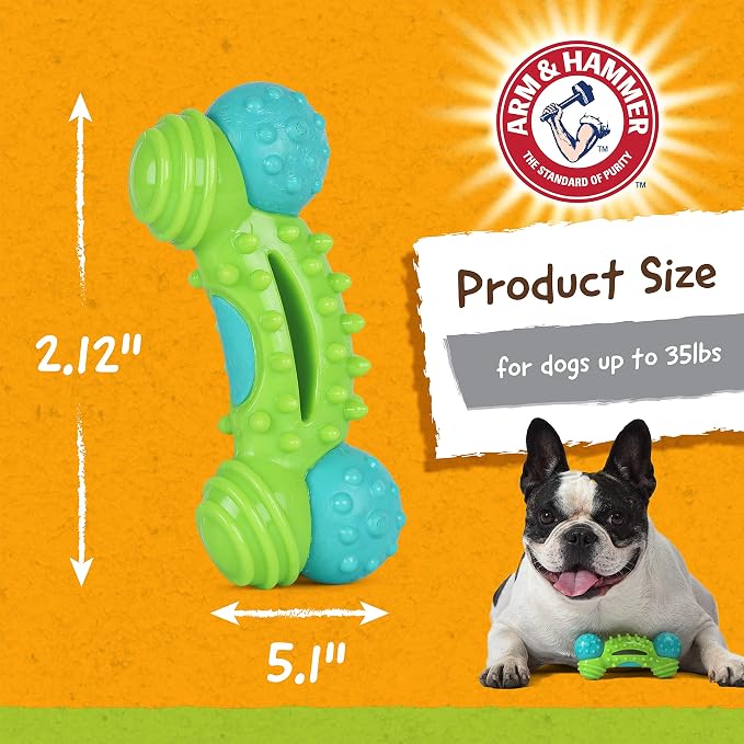ARM & HAMMER for Pets Nubbies Duality Bone Dental Dog Toy- Best Dog Chew Toy - Image 7