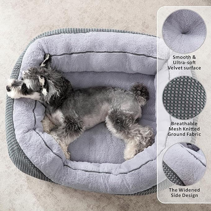 INVENHO Small Dog Bed for Small Dogs, Cat Beds for Indoor Cats Washable - Image 2