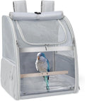 Sanmoncare Bird Backpack Carrier, Water Repellent Fabric Cockatiel Travel Bag by Sanmoncare