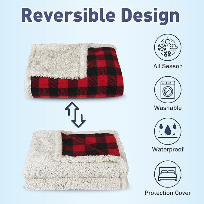 Kritter Planet Waterproof Dog Blanket, Reversible Water Proof Pet Blanket - Image 3