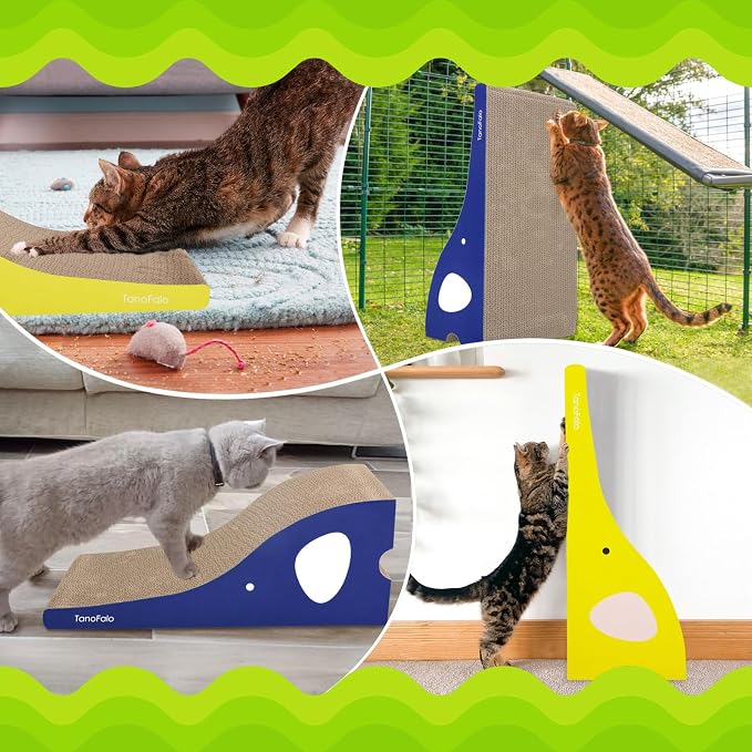Cat Scratching Board Cat Scratcher Elephant Shape Cat Scratch Pad, TanoFalo - Image 4