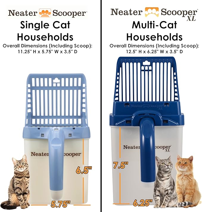 Neater Pet Brands Neater Scooper XL Cat Litter Scoop, 60 Refill Bags – - Image 5