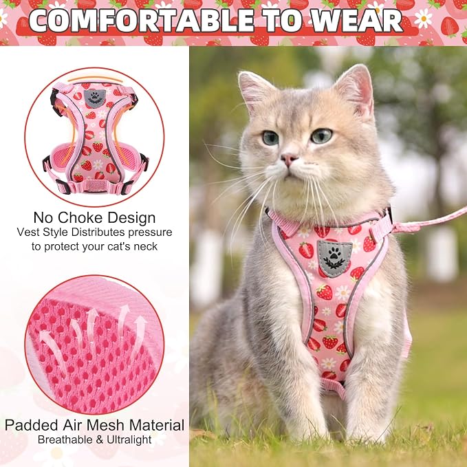 KOOLTAIL Cat Harness and Leash Set, Escape Proof - Image 5