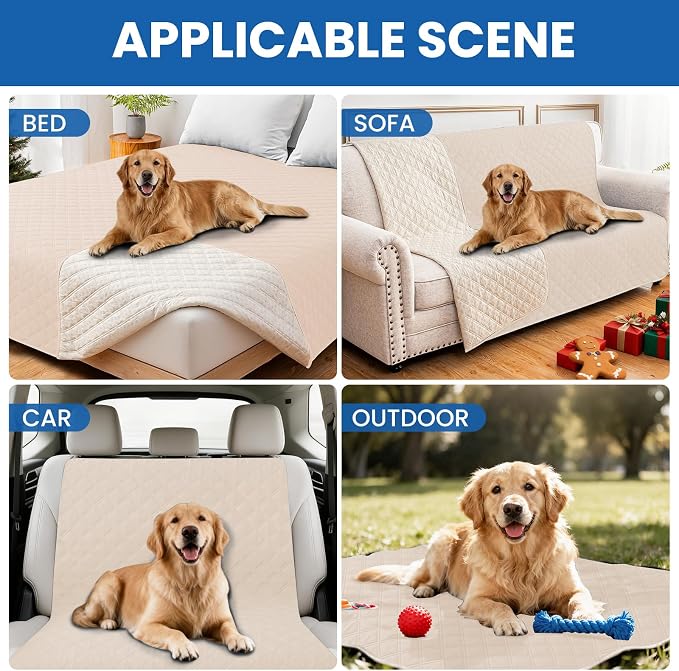 Waterproof Dog Blanket, Non-Slip Soft Pet Bed Cover, Couch Cover - Image 5