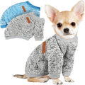2 Pcs Dog Sweaters for Small Dogs Girl Boy Winter Fleece Clothes Warm Soft Dog by BAOBICUTE