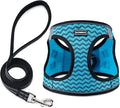 Dog Harness with Leash Set, No Pull Adjustable Reflective Step-in Puppy Pet by BOOMIBOO