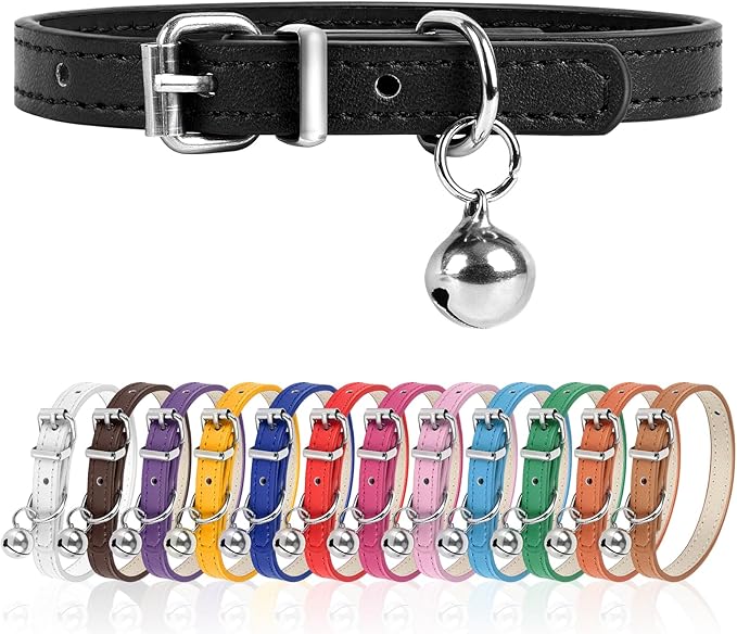 S Dog Collar for Small Dogs Adjustable Dog Collars Cat Collar for Small Medium by Engorgio