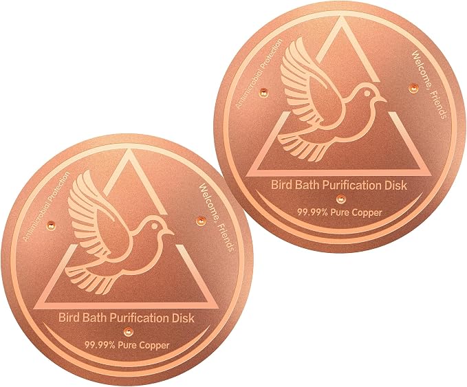 Bird Bath Purification Disk, 99.99% Copper Disc by Unknown