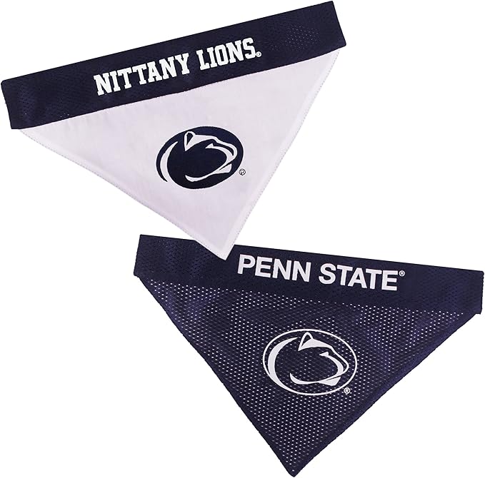 Pets First Collegiate Pet Accessories, Reversible Bandana, Penn State Nittany - Image 6