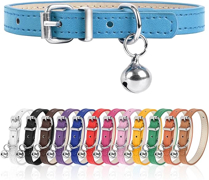 S Dog Collar for Small Dogs Adjustable Dog Collars Cat Collar for Small Medium by Engorgio