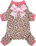 Fitwarm Leopard Dog Pajamas, Fleece Dog Clothes by Fitwarm