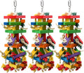 RUBY.Q 3 Pack Large Parrot Toy, 20in Bird Parrot Toy, African Grey and a by RUBY.Q