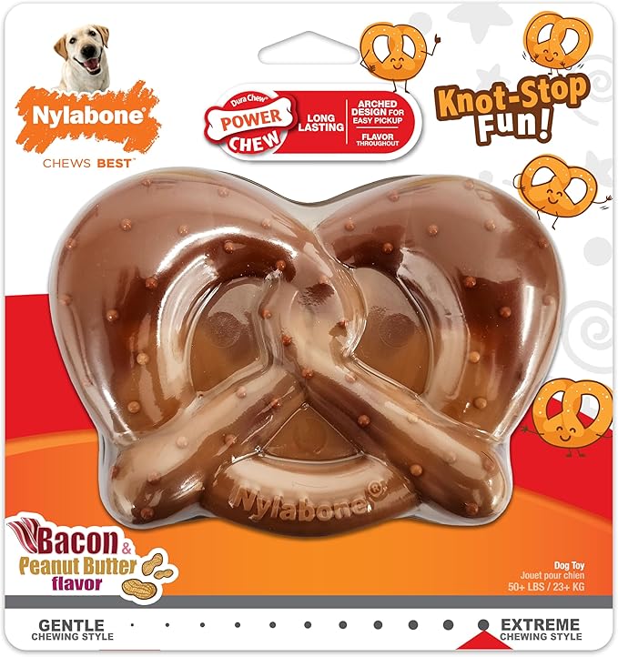 Nylabone Pretzel Power Chew Toy - Image 11