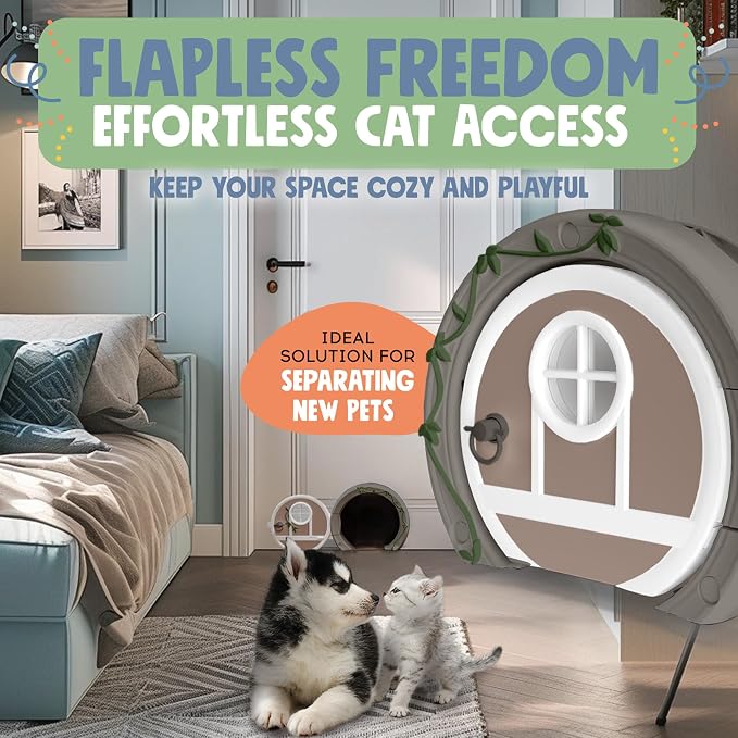 Gnome® Door Cat Door for Interior Doors - Image 5