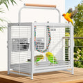 VIVOHOME 19 Inch Wrought Iron Bird Travel Carrier Cage by VIVOHOME