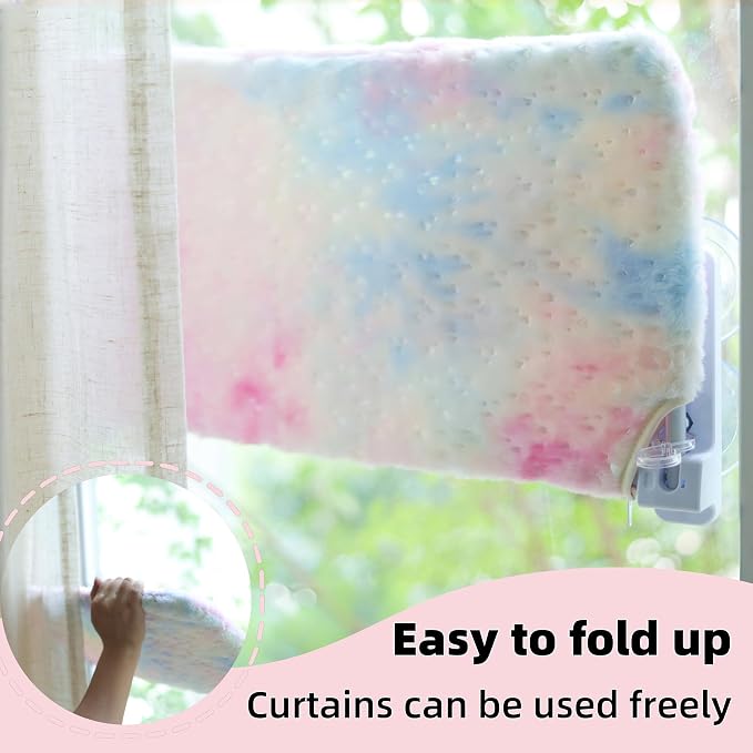 Foldable Cat Window Perch, Cordless Cat Hammock - Image 6
