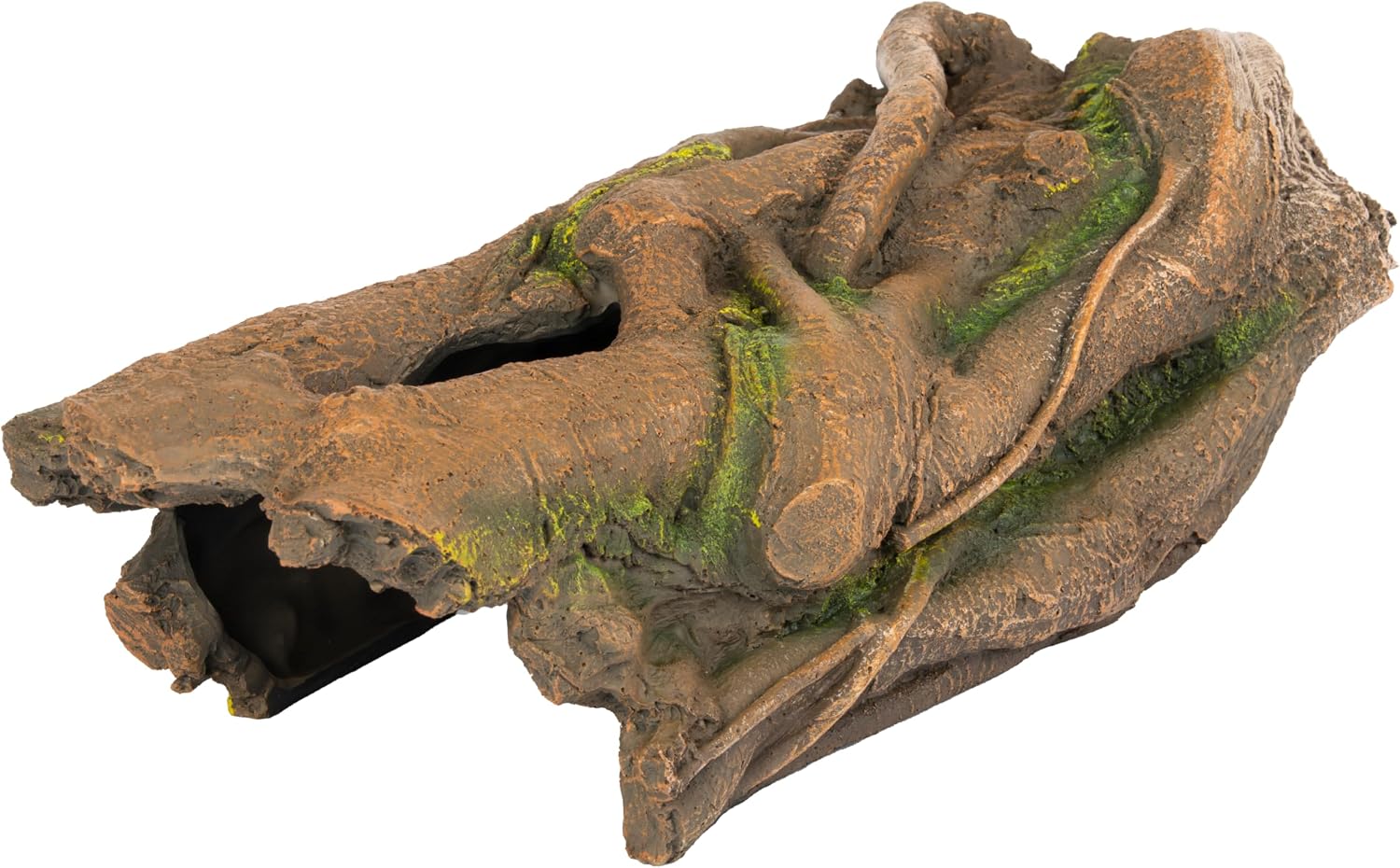 Hollow Log Reptile Hide for Terrariums (XL-Version 2) - GlobalHabitat Supply