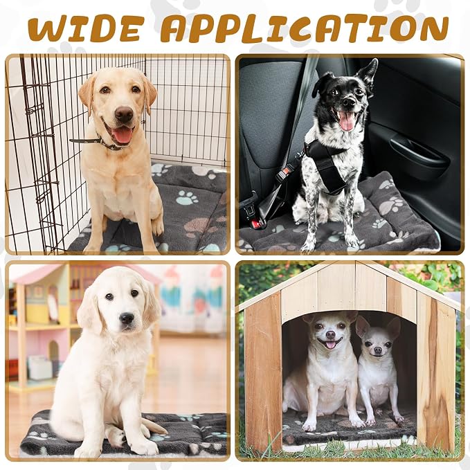 Tuanse 4 Pack Ultra Soft Dog Cat Bed Mat Small Animal Guinea Pig Bed - Image 6