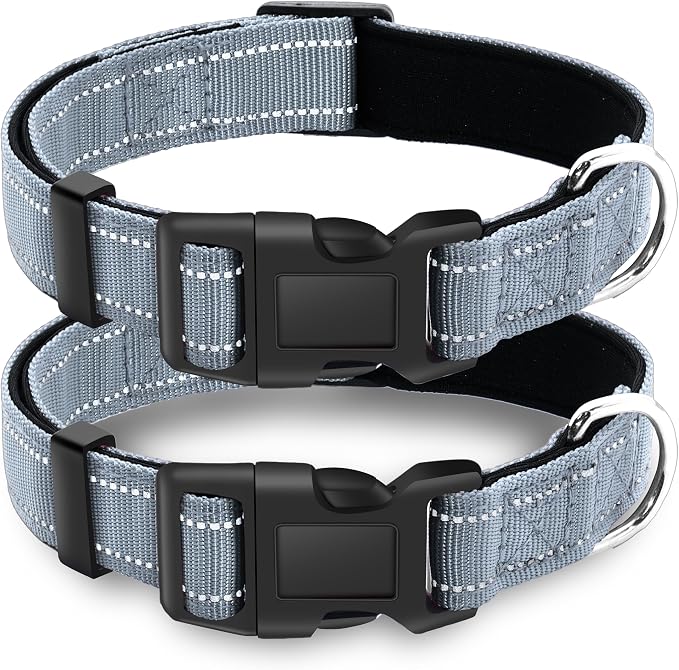 2 Pack Reflective Dog Collar by LIEVUIKEN