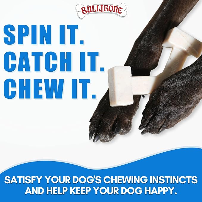 Bullibone Nylon Dog Chew Toy Spin-a-Bone - Image 6
