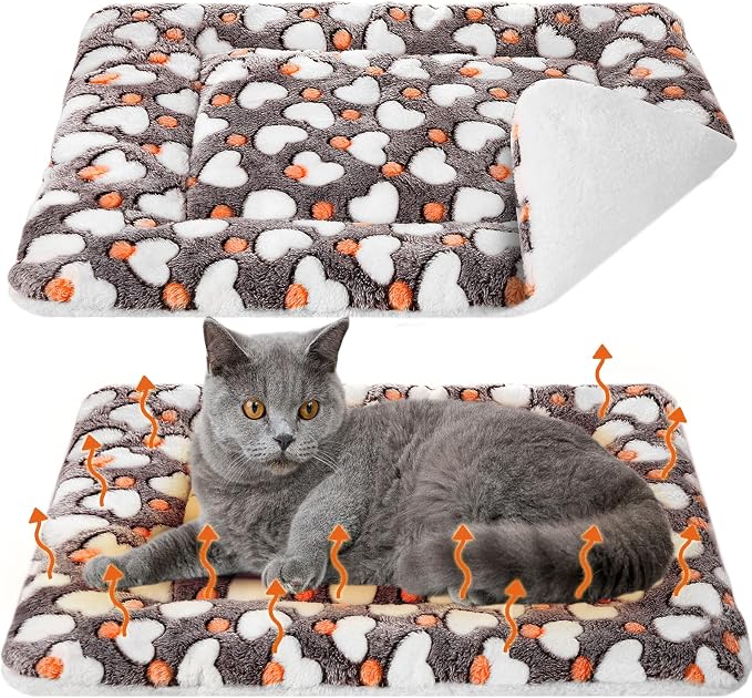 VitalCozy 2 Pack Self Warming Cat Mat Self Heating Pad Bed Reversible Machine by VitalCozy