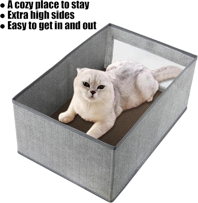 Kichwit Large Cat Scratching Pads, Reversible Cat Scratching Board, 16.5" x - Image 4