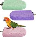 PINVNBY 3 PCS Bird Perches Calcium Parrot Perch Stand Bird Beak Grinding Stone by PINVNBY