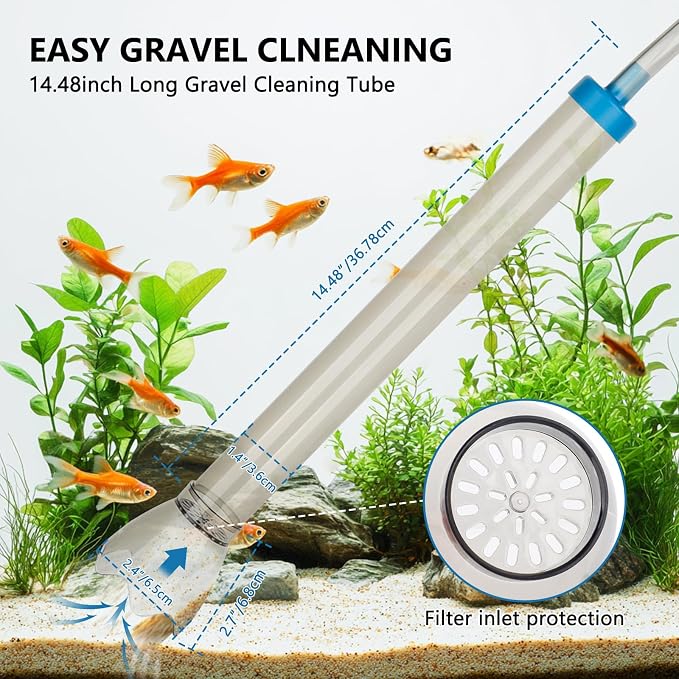 fishkeeper 25FT/50FT Aquarium Gravel Vacuum Water Changer - Image 6