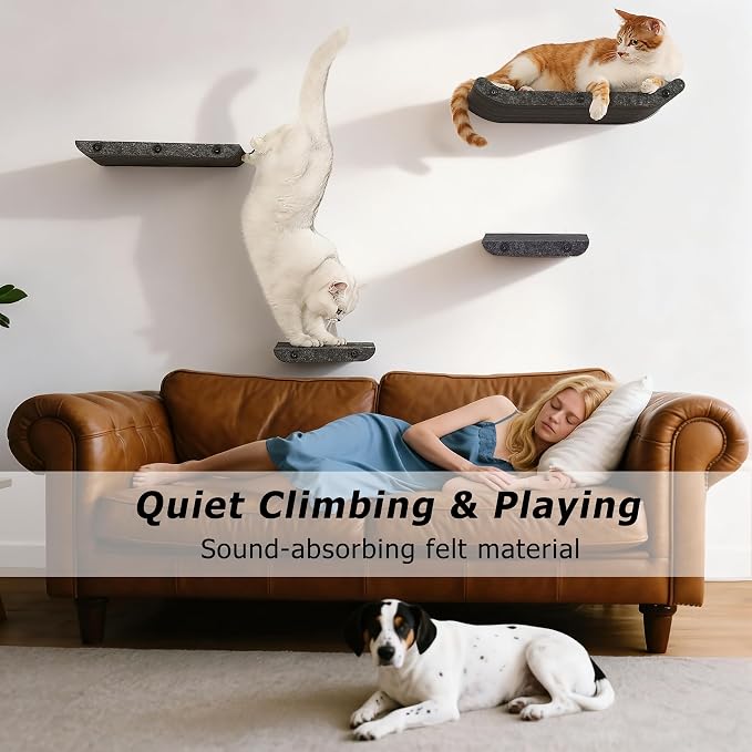 Wall Mounted Cat Shelves and Perches, Scratcher Cat Beds & Furniture - Image 3
