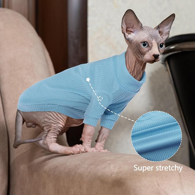 Pumyporeity Stretchy Cat Shirt & Sweater - Image 3