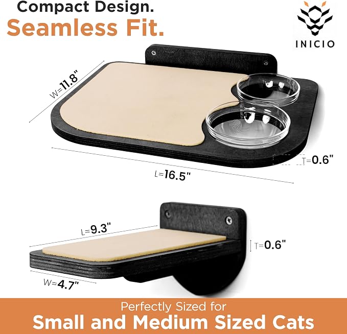 INICIO Cat Shelves – Dog Proof Feeding Station - Image 4