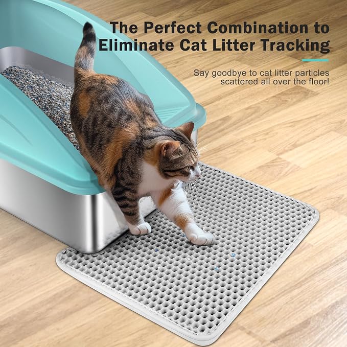 Stainless Steel Litter Box | XL Enclosed Cat Litter Boxs - Image 6