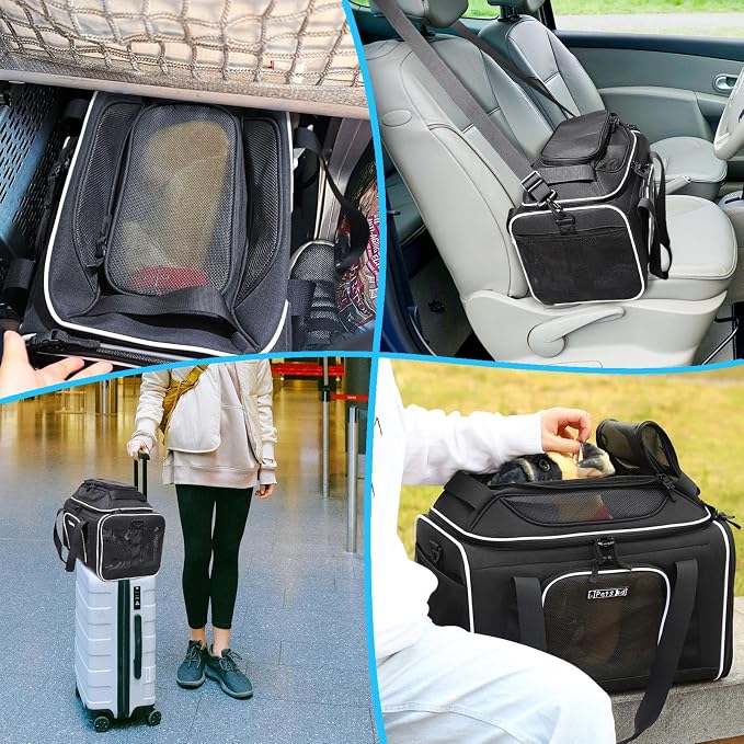 Petskd Top-Expandable Pet Carrier 18x13x9.5 Inches Southwest Airline Approved - Image 8