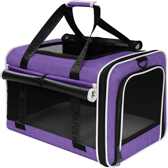 Top Open Medium Pet Carrier Roll Up Flap by Comfortforyourpets
