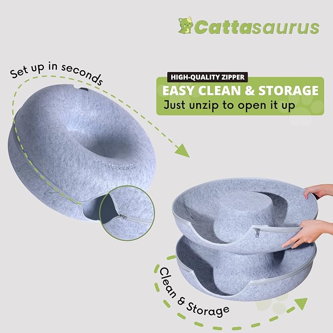 Cattasaurus Peekaboo Cat Cave Donut - Image 5